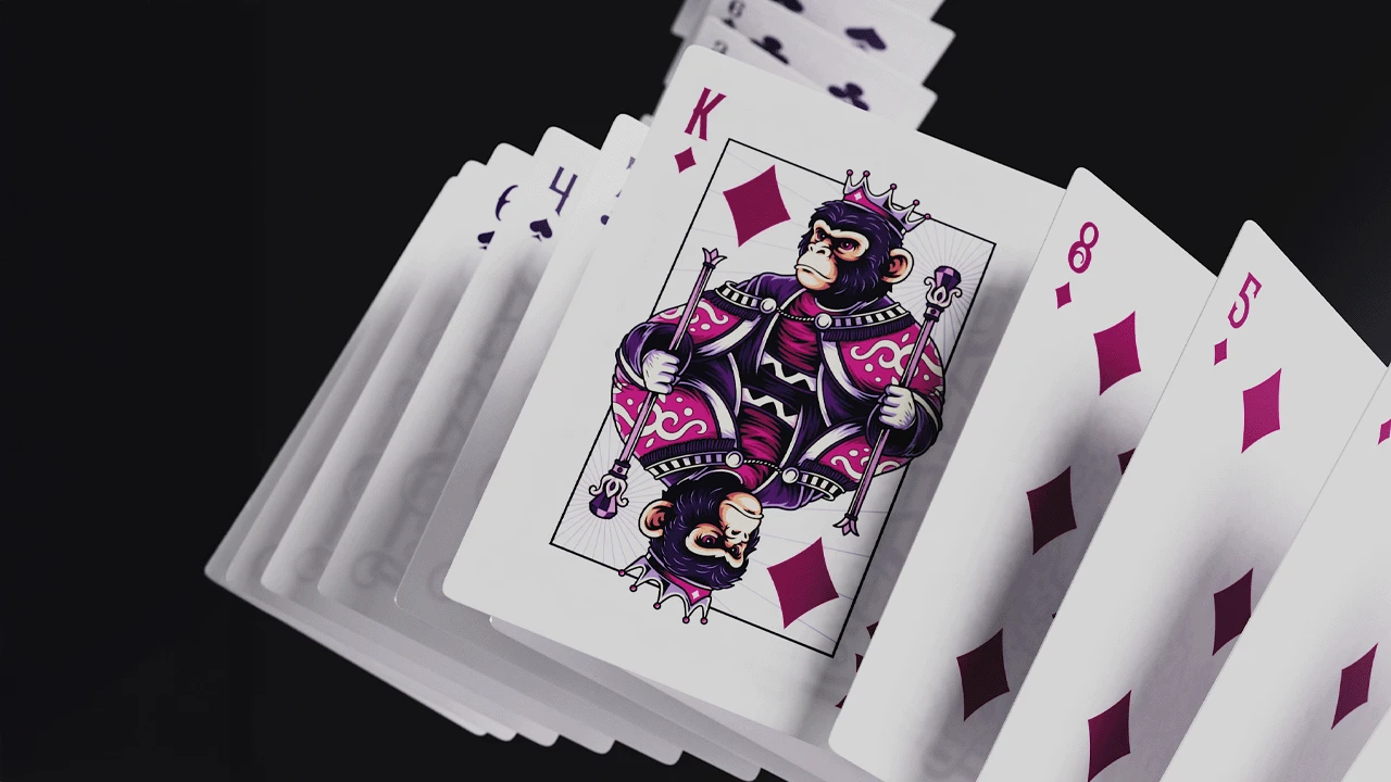 Playing Cards - Purple Monkey